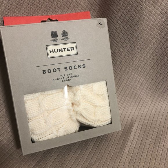 NWT Hunter Original Short Cable Knit Hunter white color - Picture 6 of 6